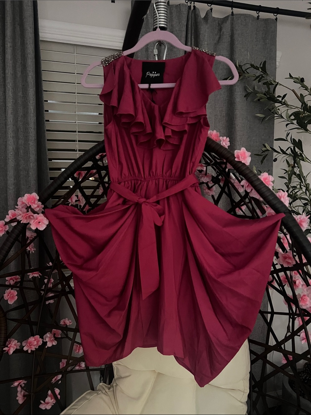 NWT Pepper Midi Dress - Fuschia Pink